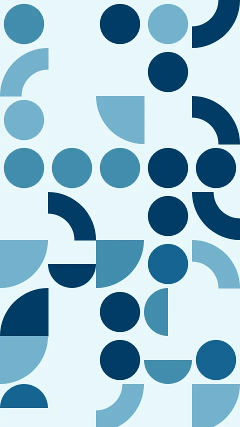 Sfondo minimale «Bauhaus», palette ghiaccio, modo chiaro