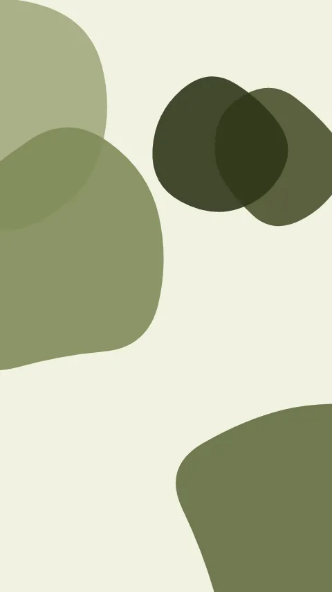Sfondo minimale «Blob», palette oliva, modo chiaro