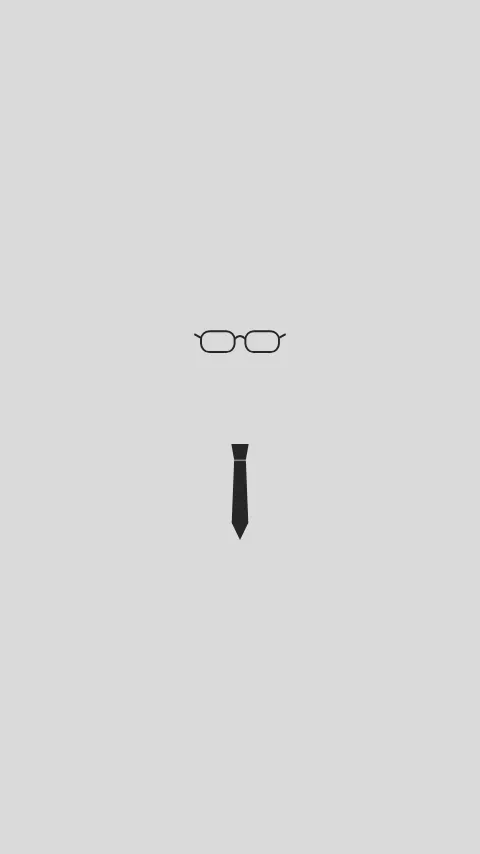 Sfondo minimale «Cravatta», palette mono, modo chiaro